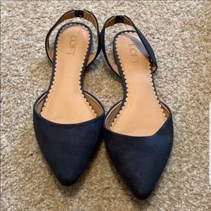 Loft Black Sling Back